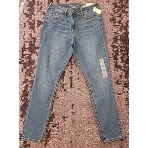 Old Navy Mid-Rise Rockstar Super Skinny jeans Size 10